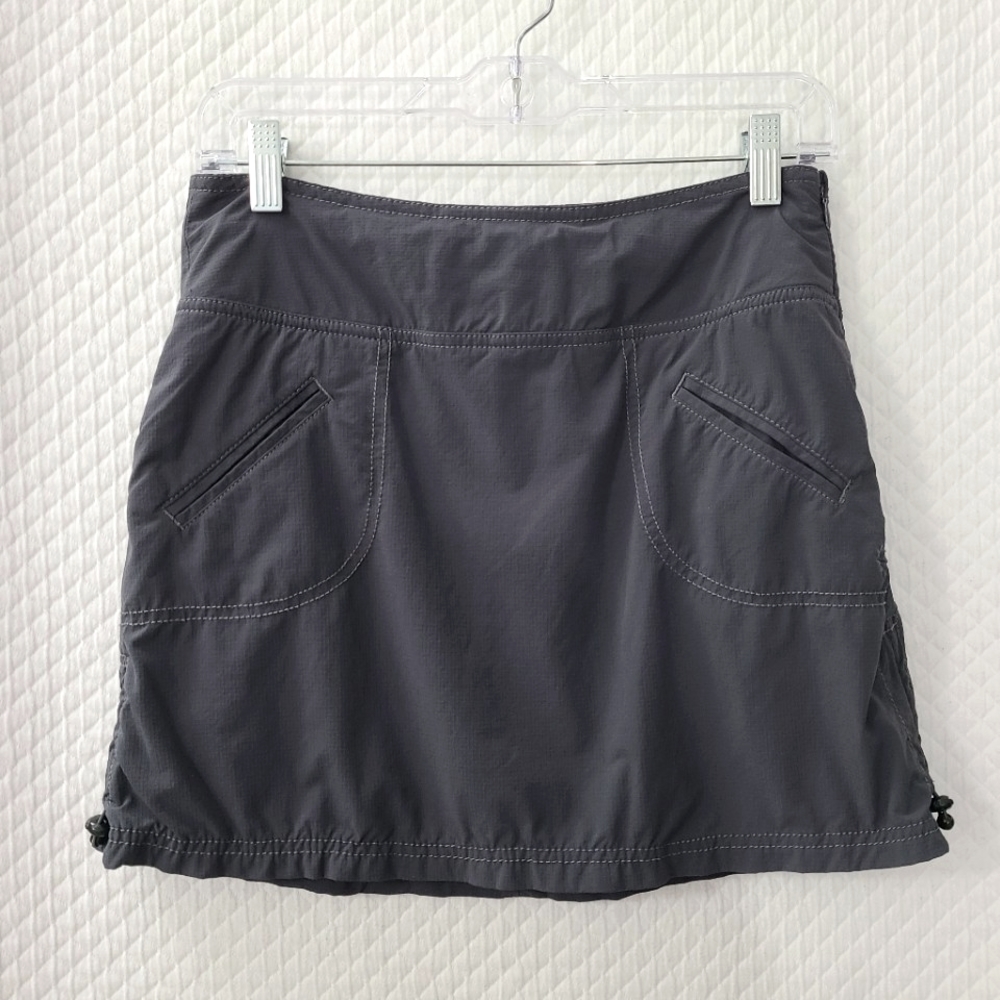 Athleta dark grey ripstop skirt skort
